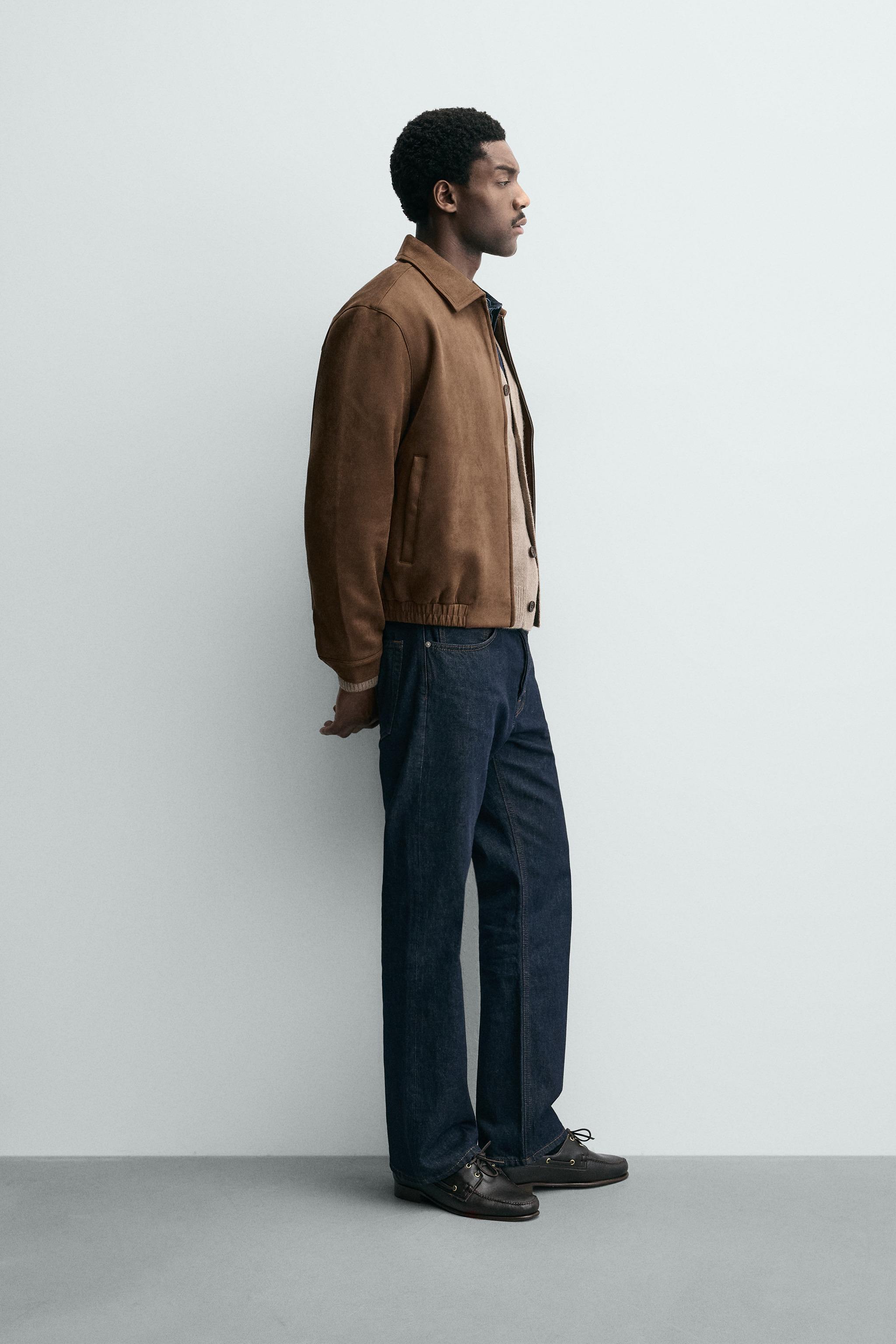 BLOUSON EFFET DAIM